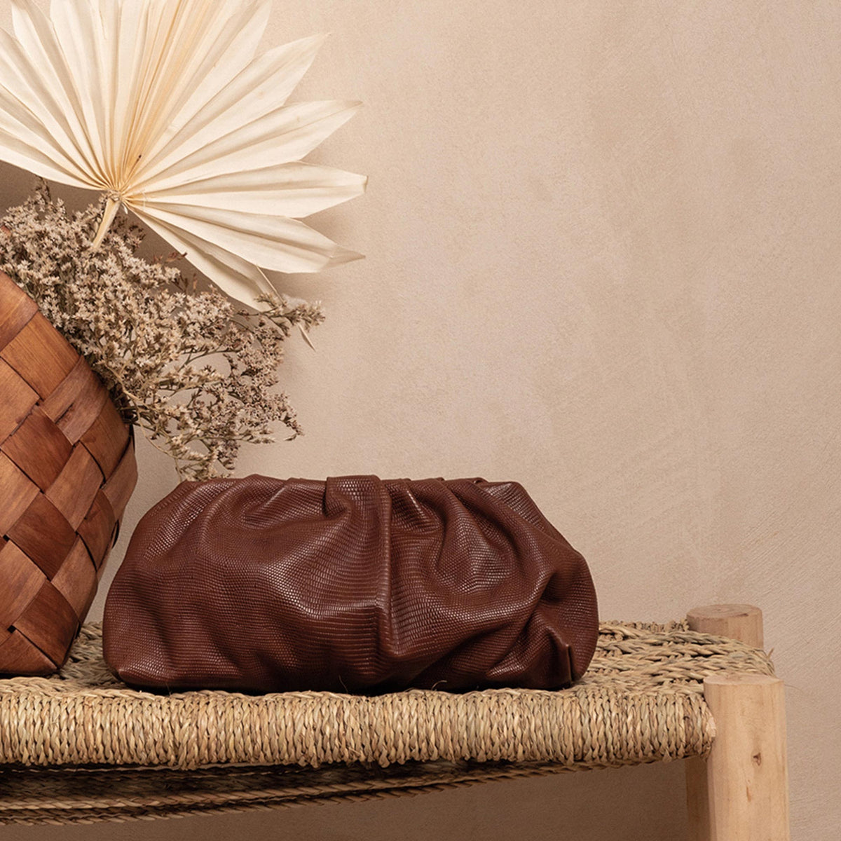 Sac Sofya Lezard Cognac