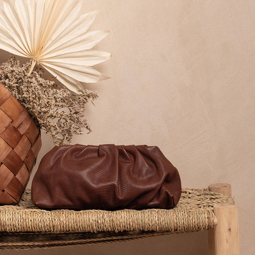Sac Sofya Lezard Cognac