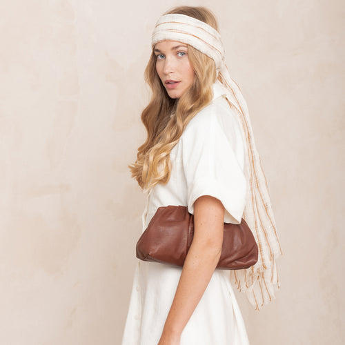 Sac Sofya Lezard Cognac