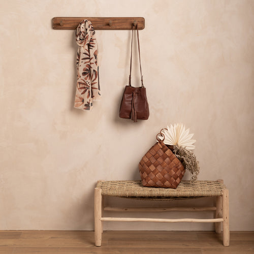Sac Sceau Veronika Lezard Cognac