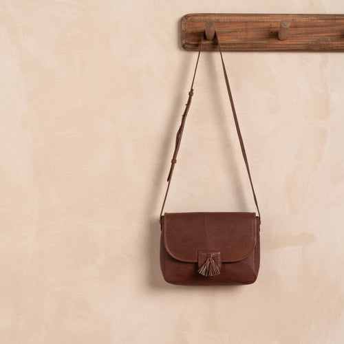 Sac Paolo Lezard Cognac