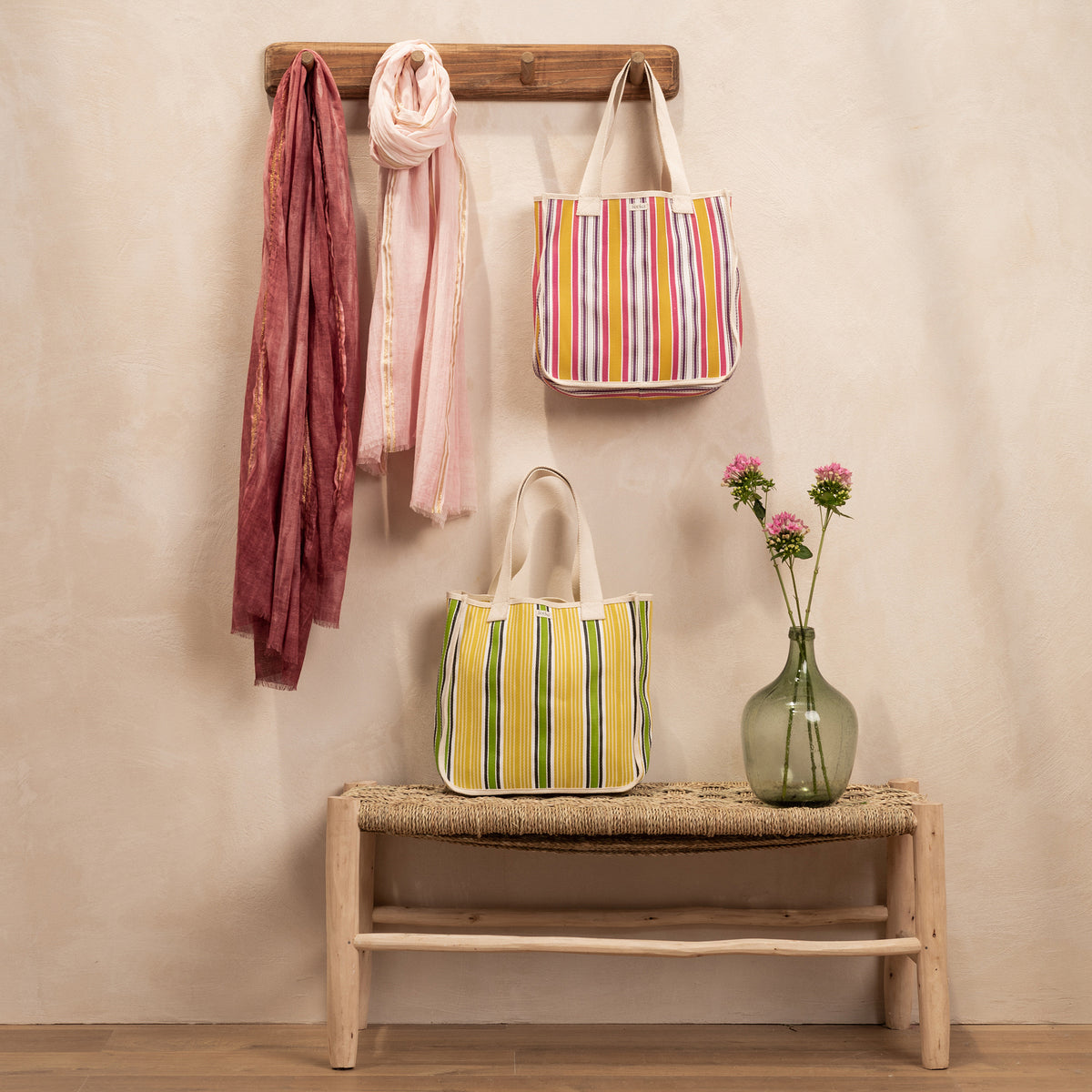 Sac Shopper Isha Multi Rose