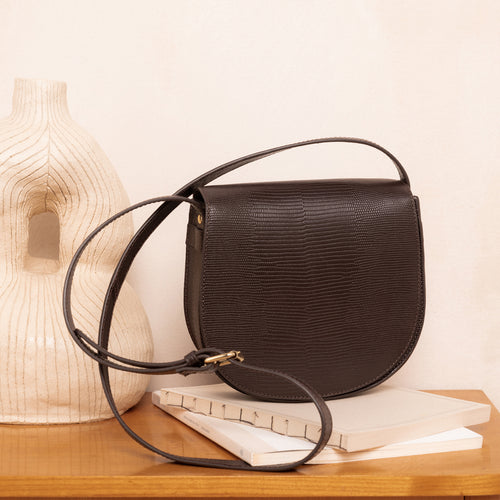 Sac Gaby Lezard Ganache