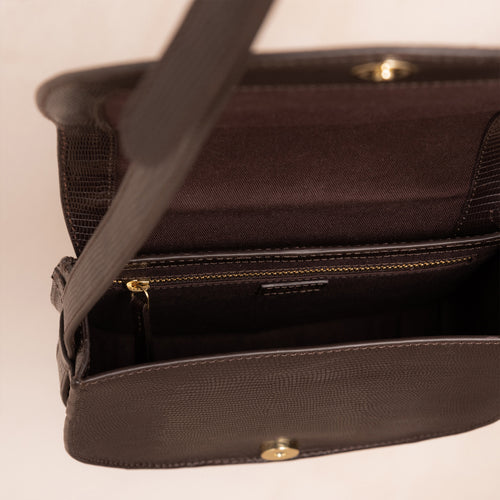 Sac Gaby Lezard Ganache