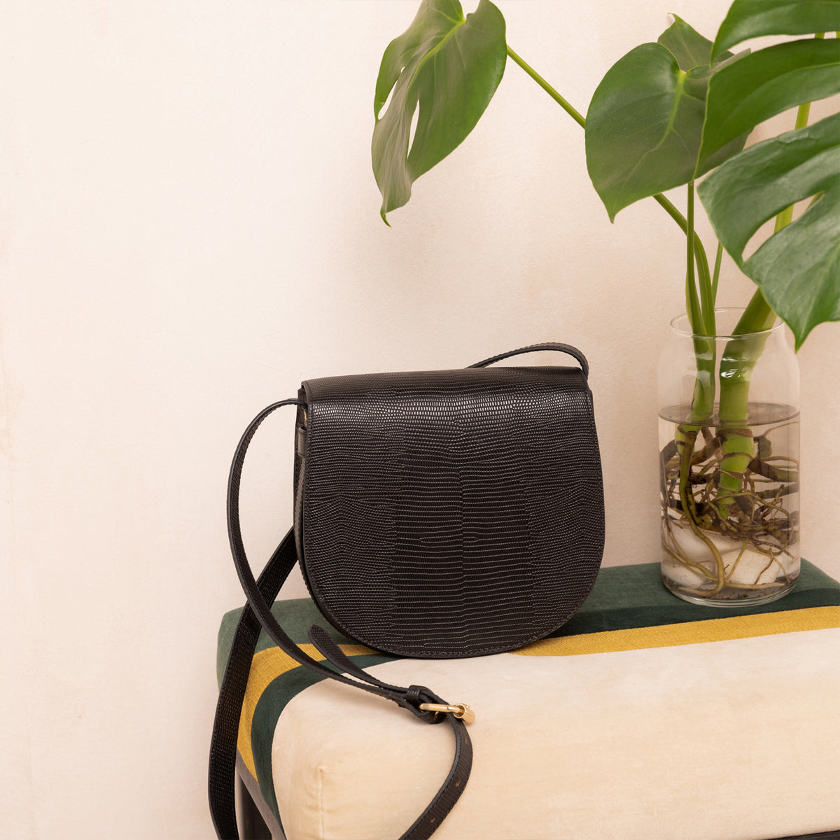 Sac Gaby Lezard Noir