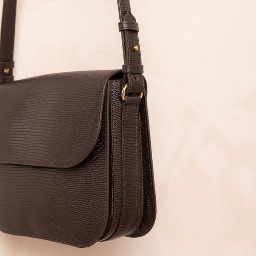 Sac Gabor Lezard Ganache