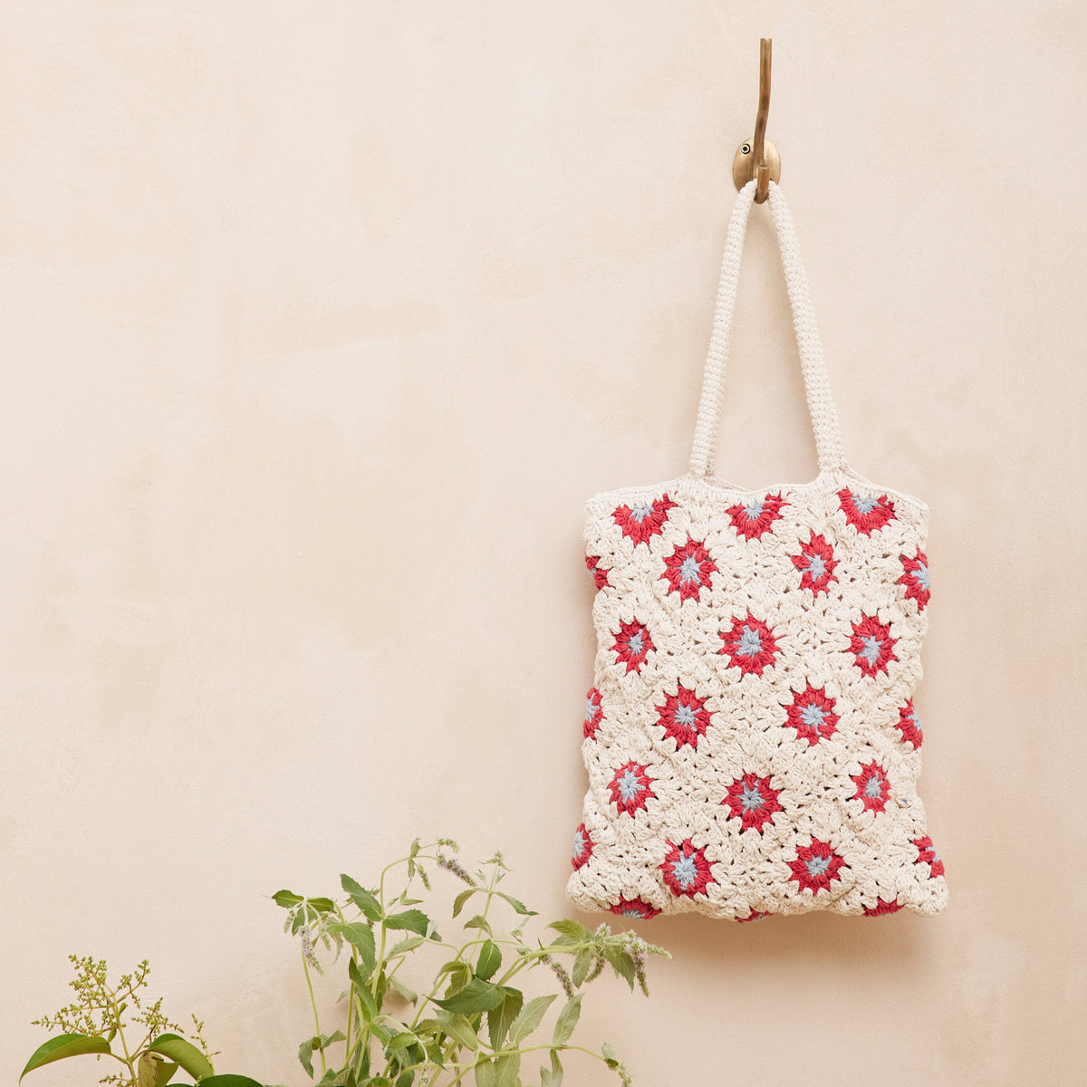 Sac Zeline Ecru/Fraise
