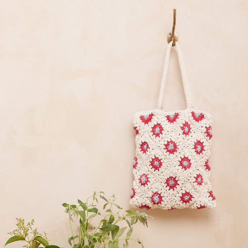 Sac Zeline Ecru/Fraise