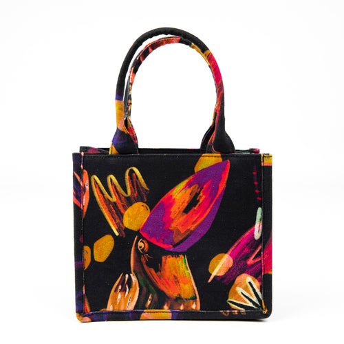 Cabas Mini Savana Funky Noir