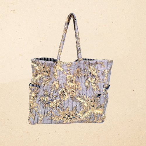 Sac Ishae Blockprint Ciel