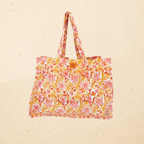 Sac Katye Blockprint Giroflee