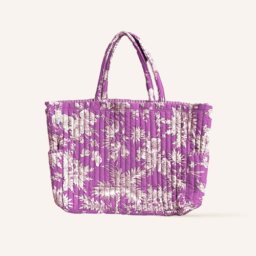 Sac Ishae Blockprint Wild Rose