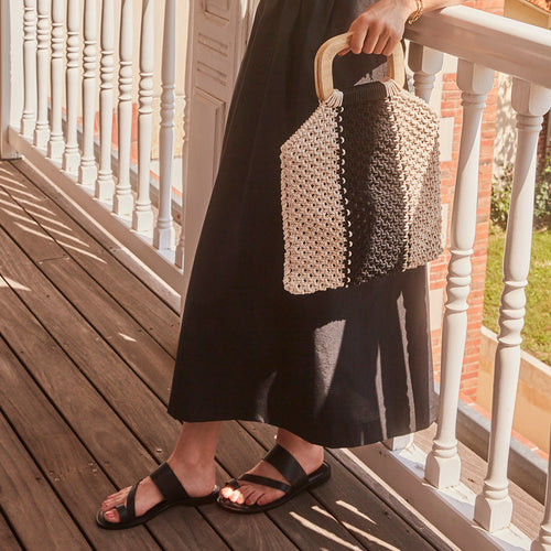 Sandales Agria Lezard Noir