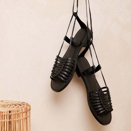 Sandales Pema Noir