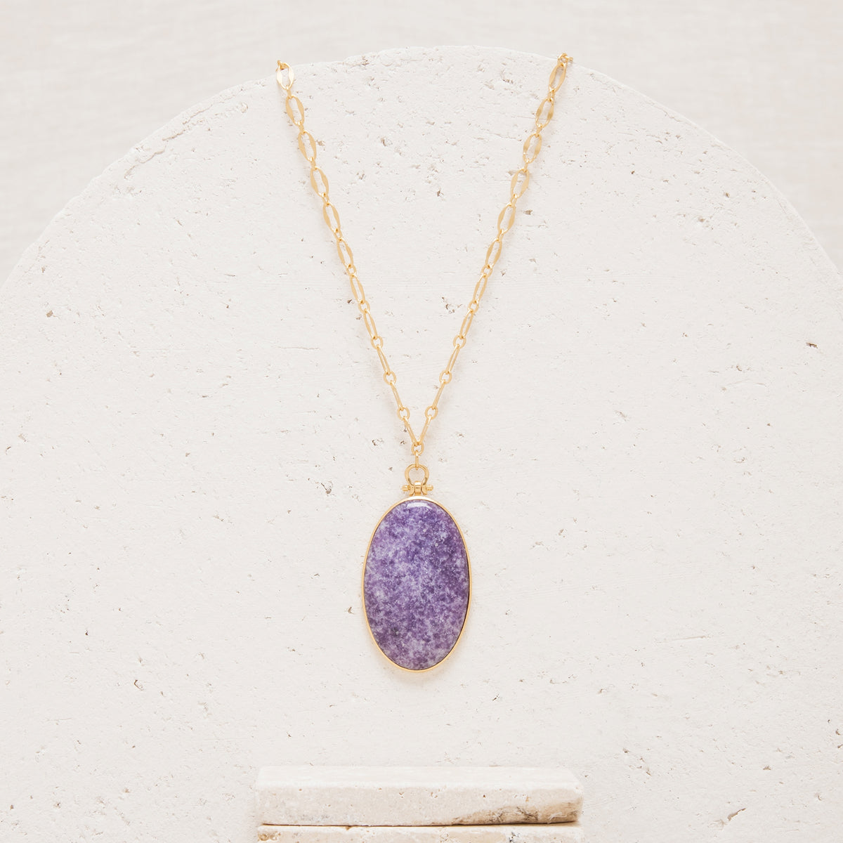 Sautoir Pernile Lapidolite