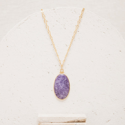 Sautoir Pernile Lapidolite