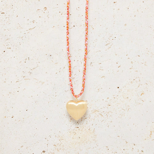Sautoir Lockey Orange