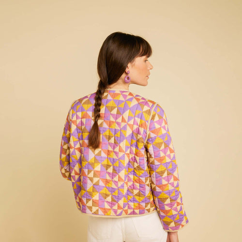 Veste Devi Patchwork Violine