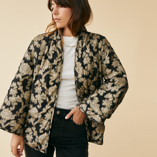 Veste Mirtha Noir/Dore
