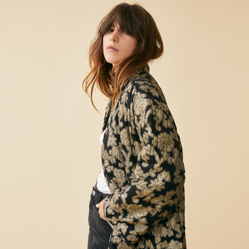 Veste Mirtha Noir/Dore