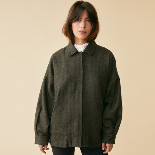 Veste Tess Noir/Kaki