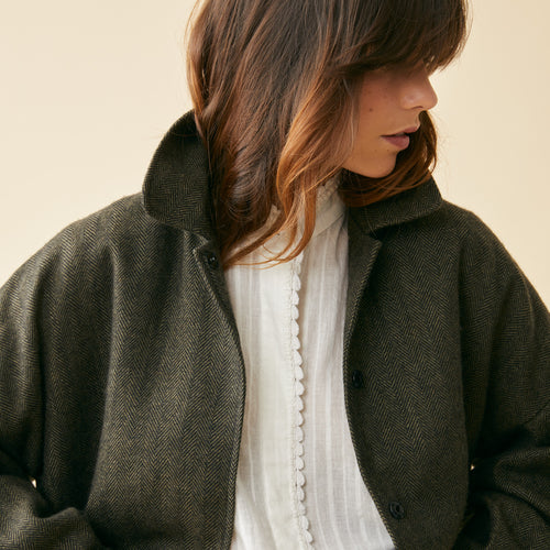 Veste Tess Noir/Kaki