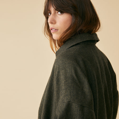 Veste Tess Noir/Kaki