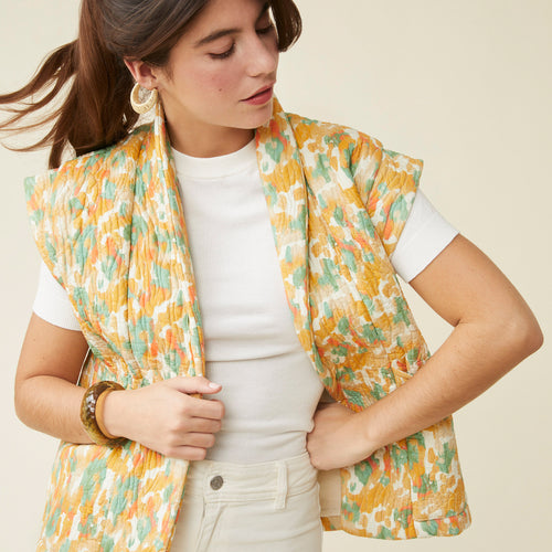 Veste Divya Aquarelle Menthe