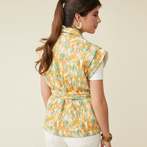 Veste Divya Aquarelle Menthe